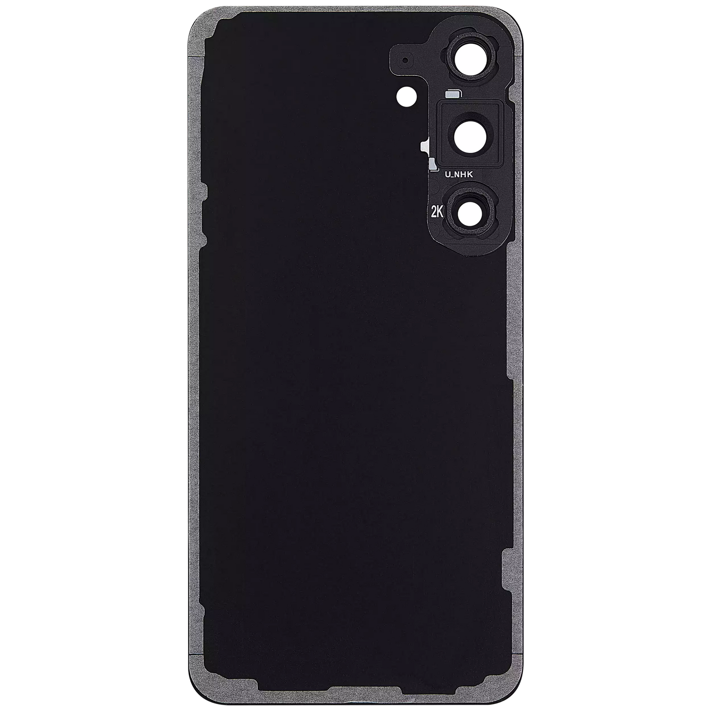 Back Cover Glass With Camera Lens For Samsung Galaxy S24 Plus 5G (No Logo) (Aftermarket Plus) (Onyx Black)