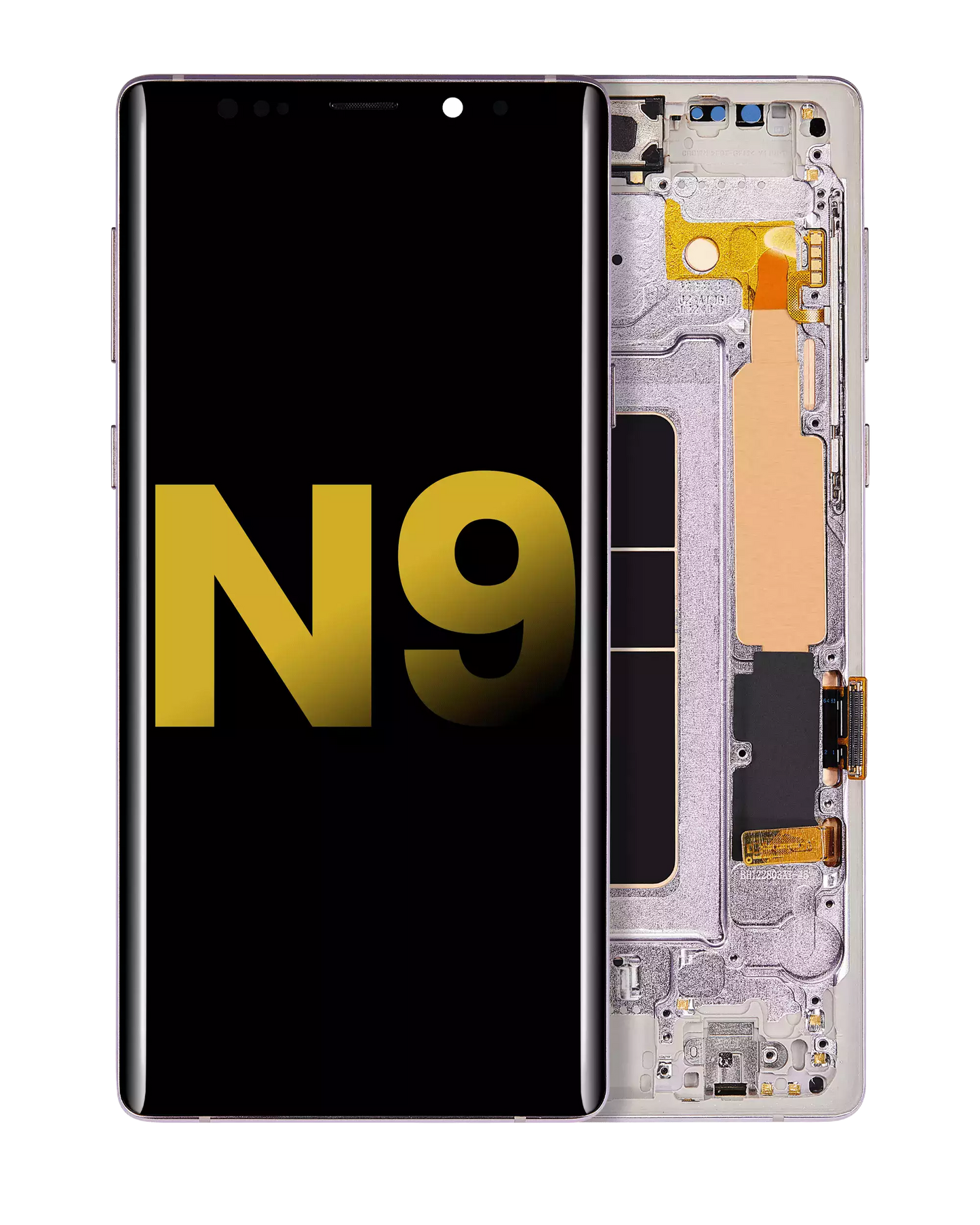 OLED Assembly With Frame For Samsung Galaxy Note 9 (Refurbished) (Lavender Purple)