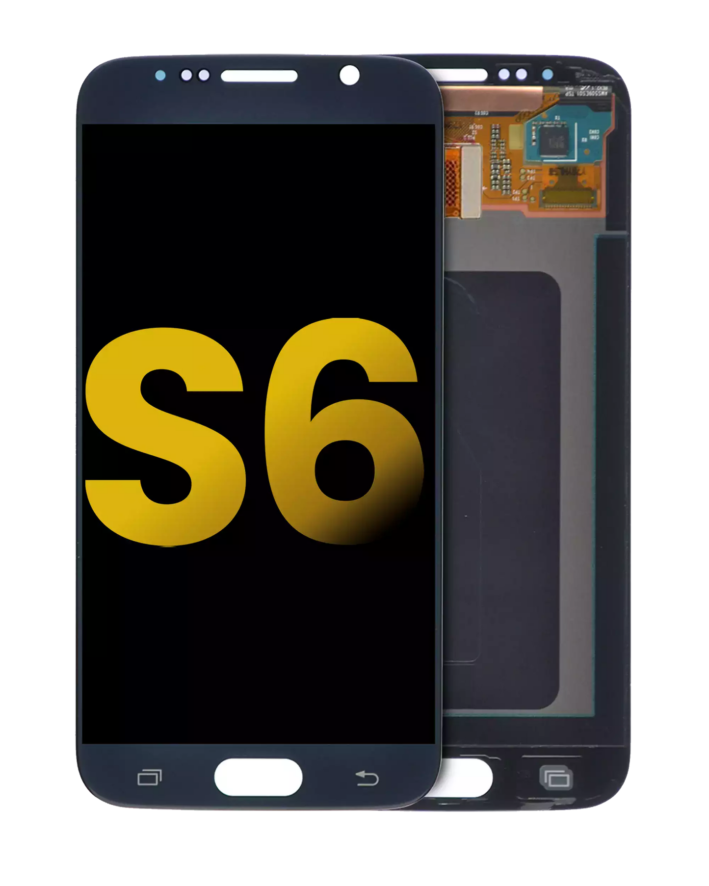 OLED Assembly Without Frame For Samsung Galaxy S6 (Refurbished) (Black Sapphire)