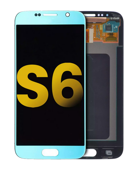OLED Assembly Without Frame For Samsung Galaxy S6 (Refurbished) (Blue Topaz)