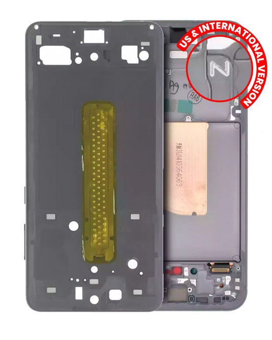 Mid-Frame Housing For Samsung Galaxy S23 FE (US & International Version) (Graphite)