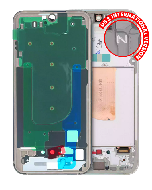 Mid-Frame Housing For Samsung Galaxy S23 FE (US & International Version) (Cream)