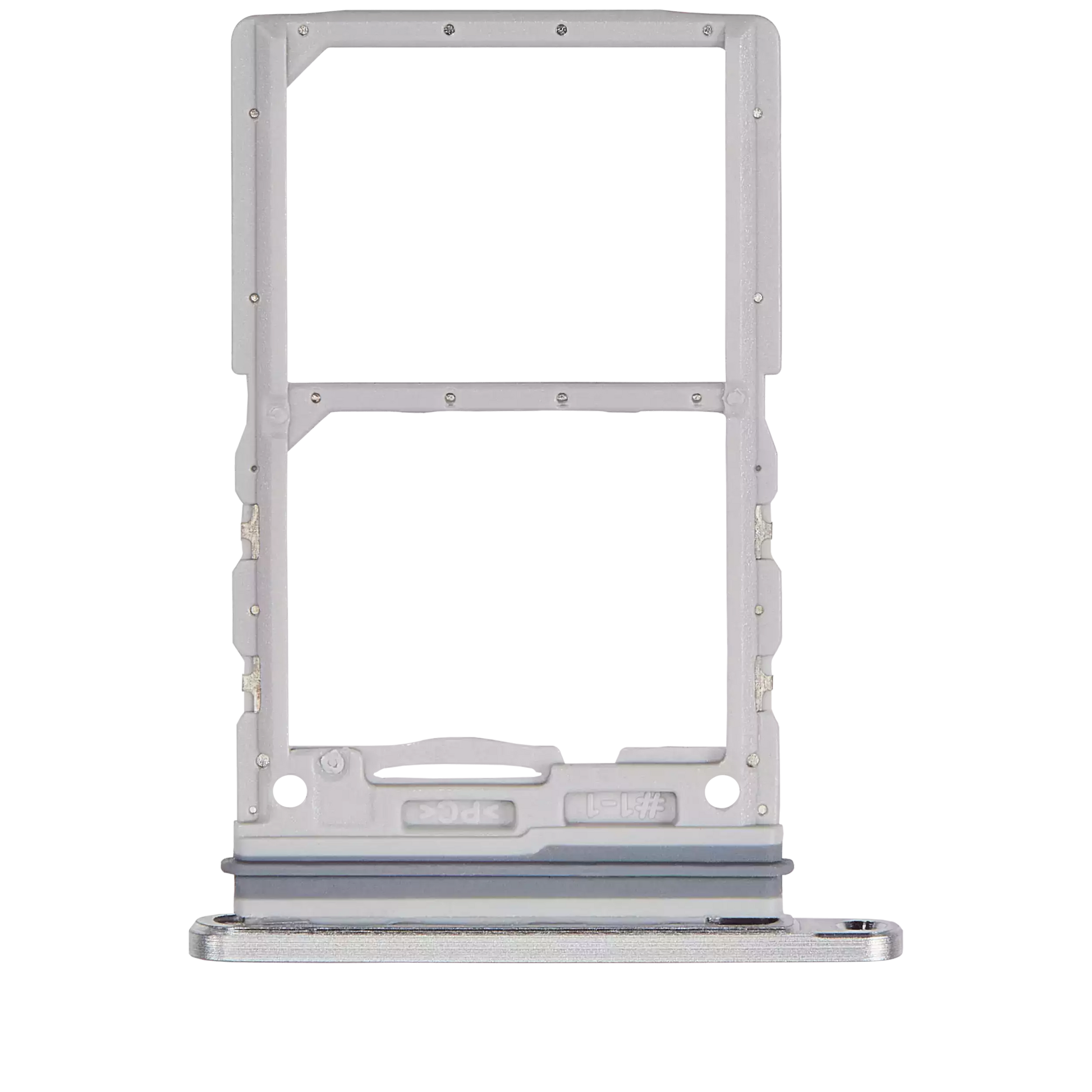Dual Sim Card Tray For Samsung Galaxy Z Flip 6 (F741) (Premium) (White)