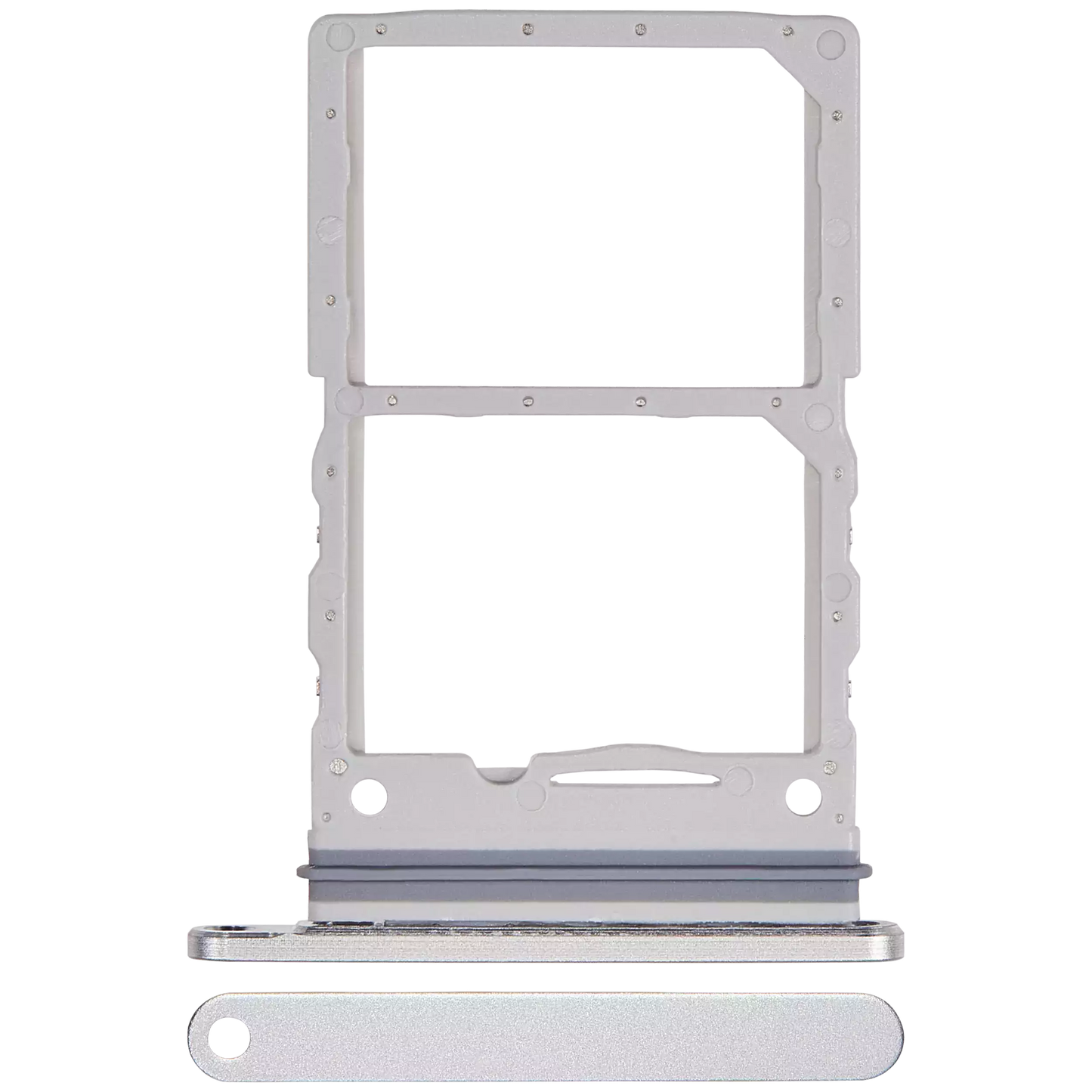 Dual Sim Card Tray For Samsung Galaxy Z Flip 6 (F741) (Premium) (White)