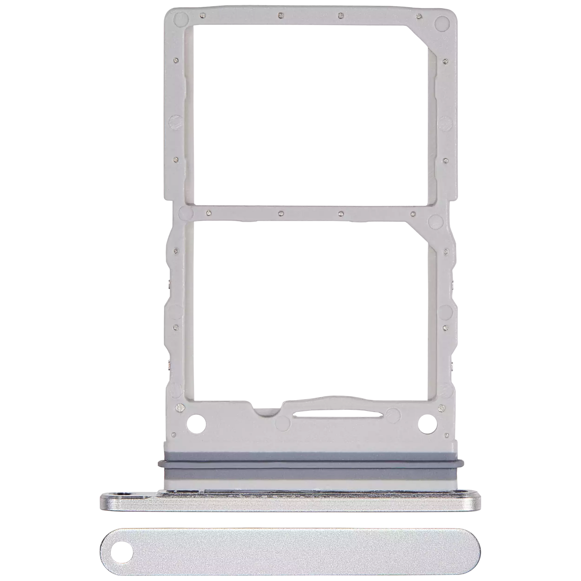 Dual Sim Card Tray For Samsung Galaxy Z Flip 6 (F741) (Premium) (White)