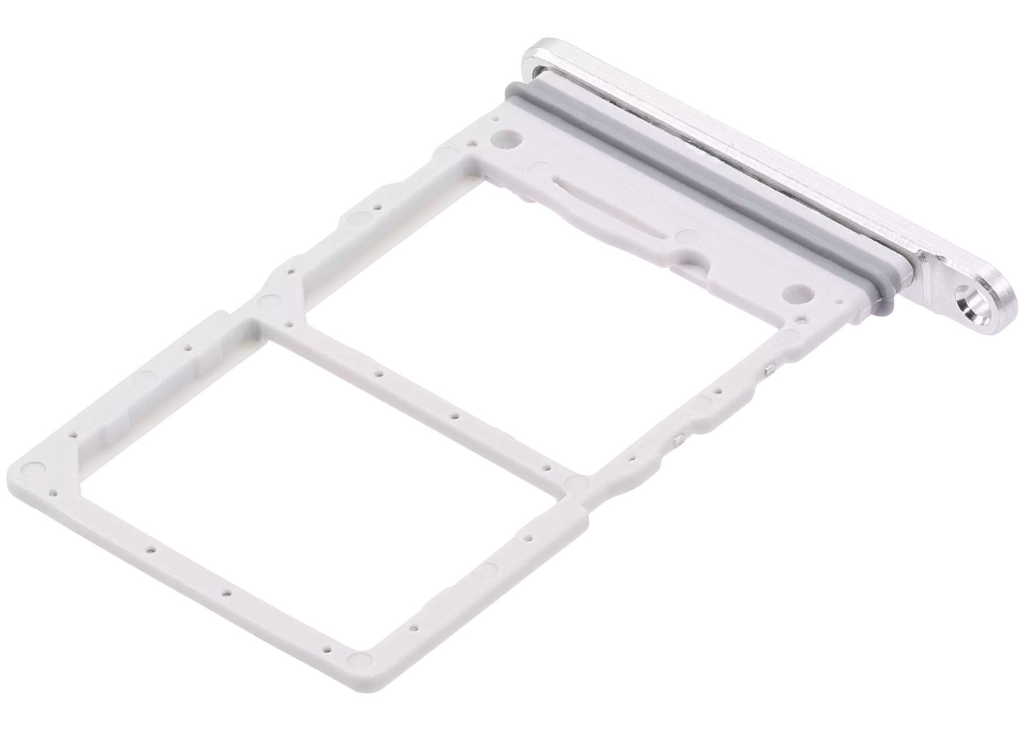 Dual Sim Card Tray For Samsung Galaxy Z Flip 6 (F741) (Premium) (White)