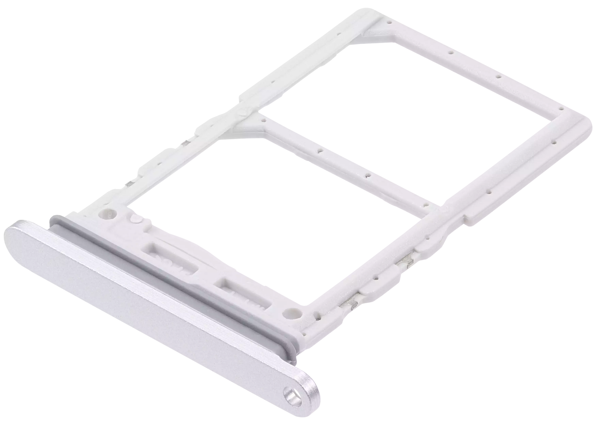Dual Sim Card Tray For Samsung Galaxy Z Flip 6 (F741) (Premium) (White)