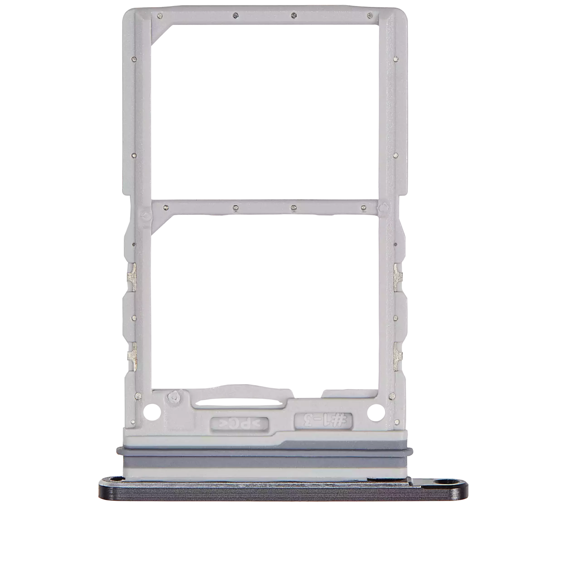 Dual Sim Card Tray For Samsung Galaxy Z Flip 6 (F741) (Premium) (Black)