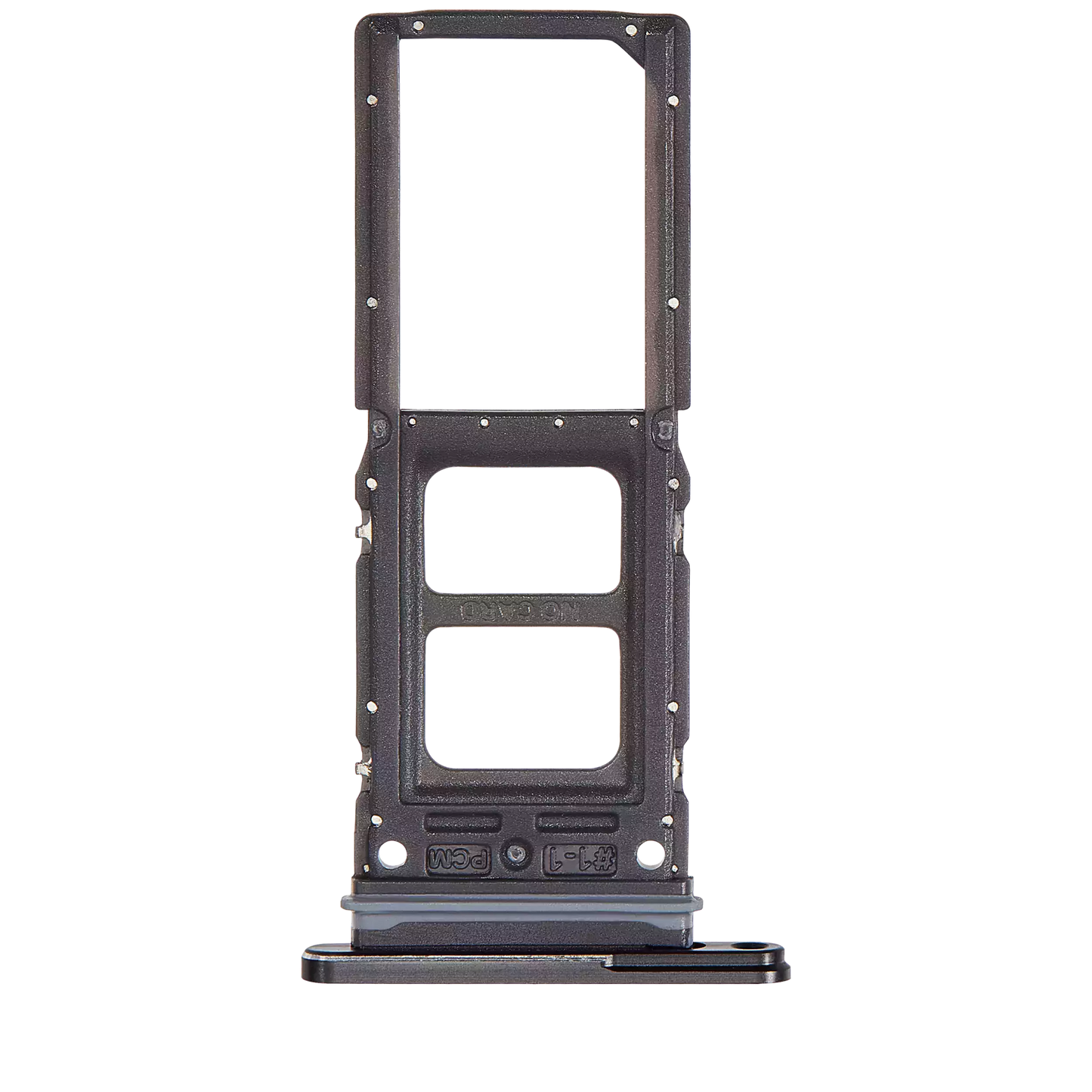Detailed look at Single Sim Card Tray For Samsung Galaxy Z Fold 6 (F956) (Premium) (Black) for repair