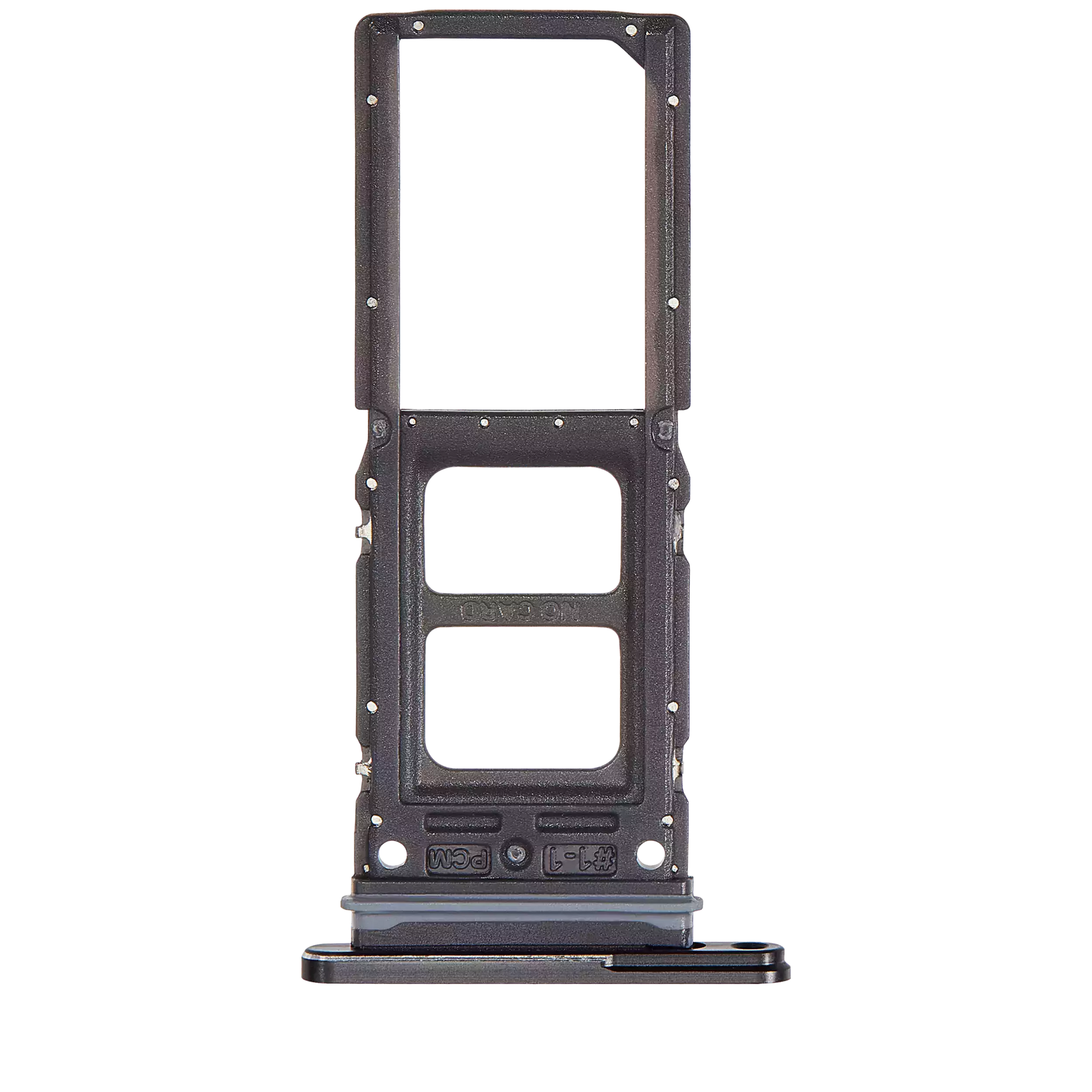 Detailed look at Single Sim Card Tray For Samsung Galaxy Z Fold 6 (F956) (Premium) (Black) for repair