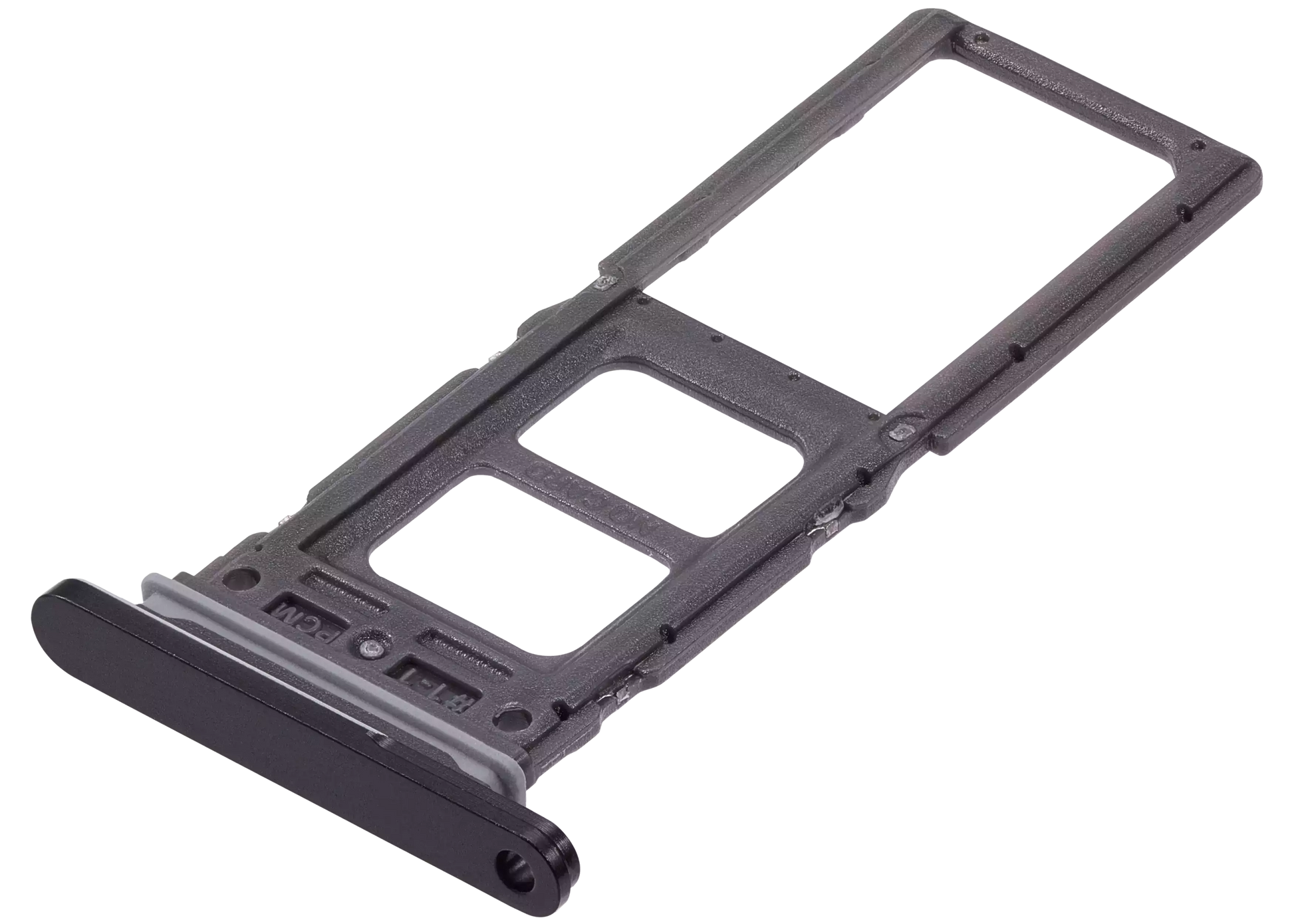 Replacement Single Sim Card Tray For Samsung Galaxy Z Fold 6 (F956) (Premium) (Black) front view
