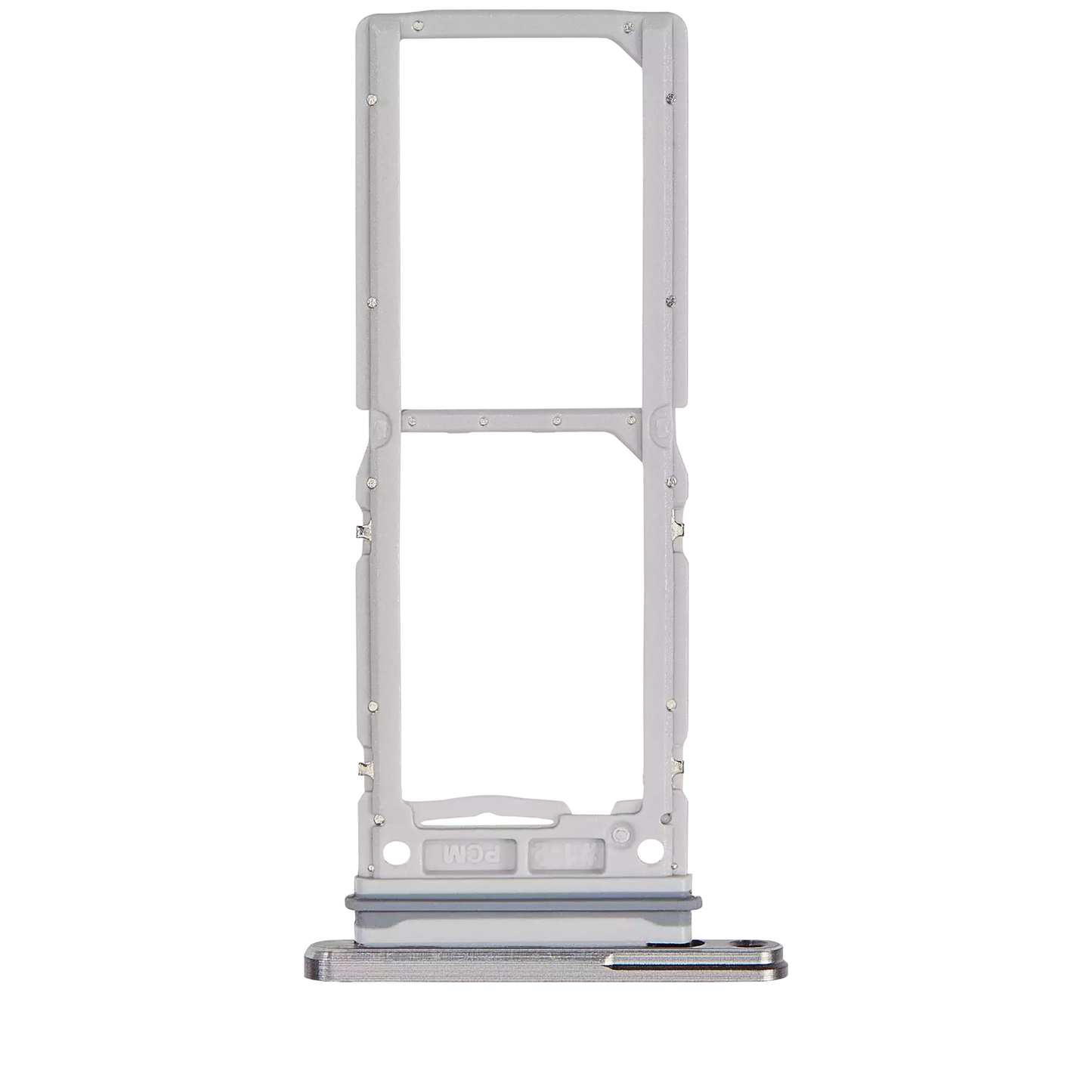 Replacement Dual Sim Card Tray For Samsung Galaxy Z Fold 6 (F956) (Premium) (Silver Shadow) front view
