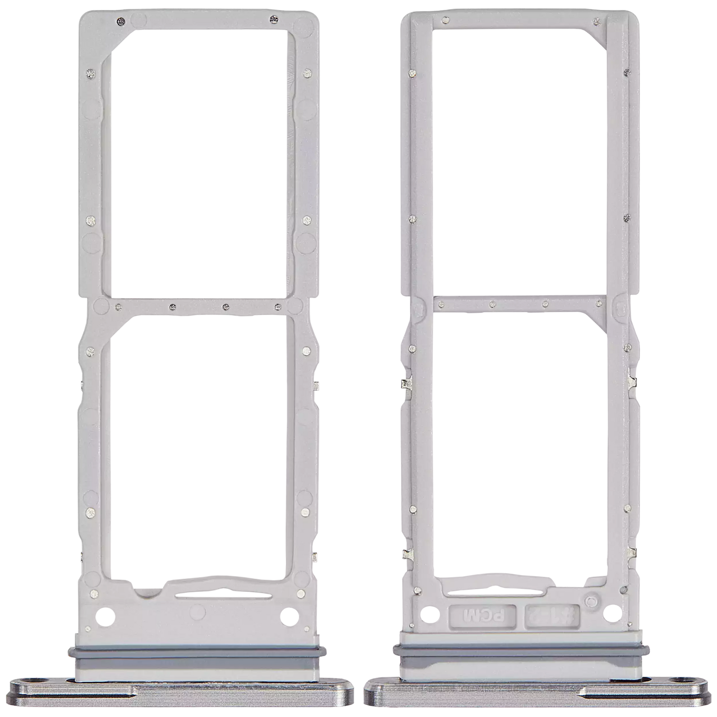 High resolution image of Dual Sim Card Tray For Samsung Galaxy Z Fold 6 (F956) (Premium) (Silver Shadow)