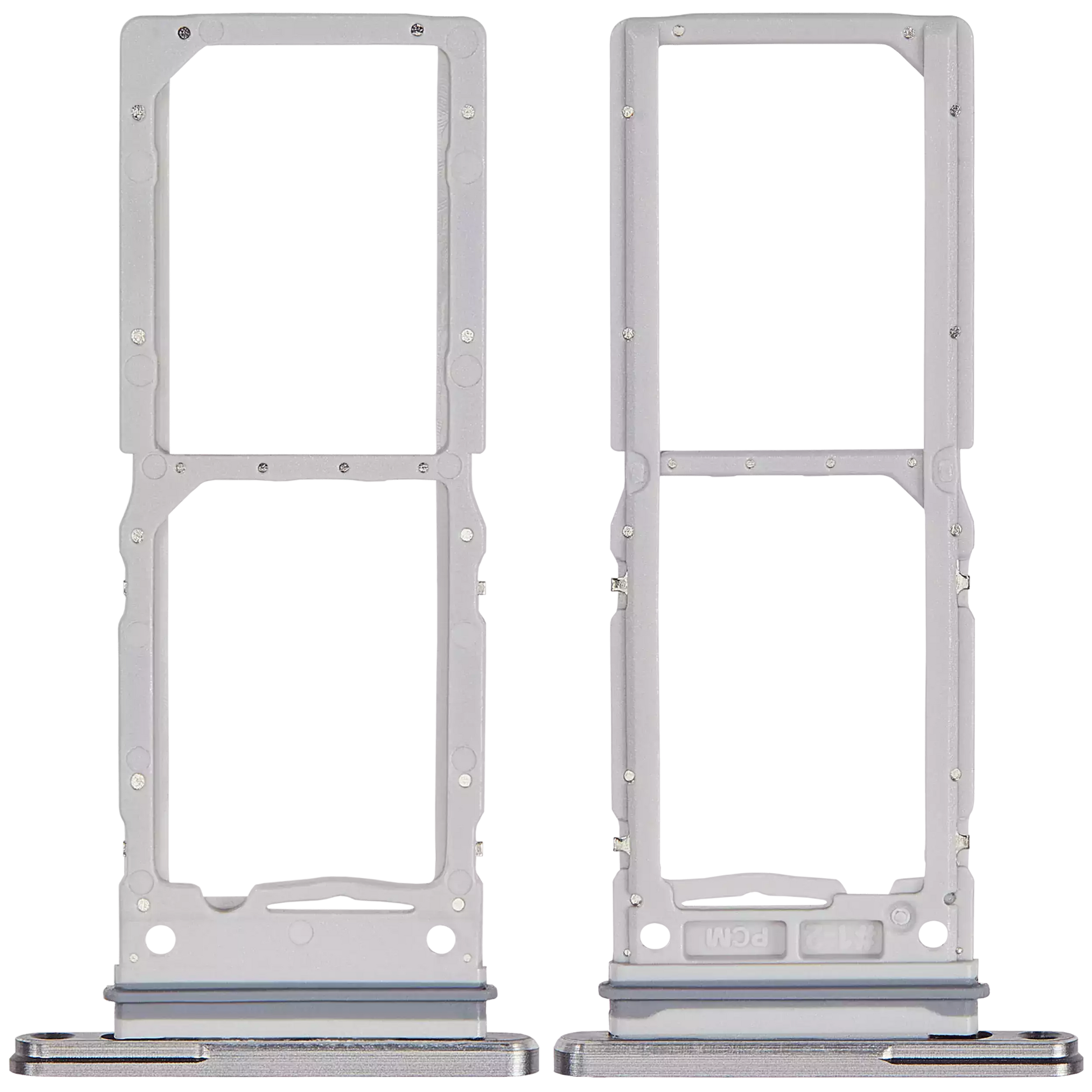 High resolution image of Dual Sim Card Tray For Samsung Galaxy Z Fold 6 (F956) (Premium) (Silver Shadow)