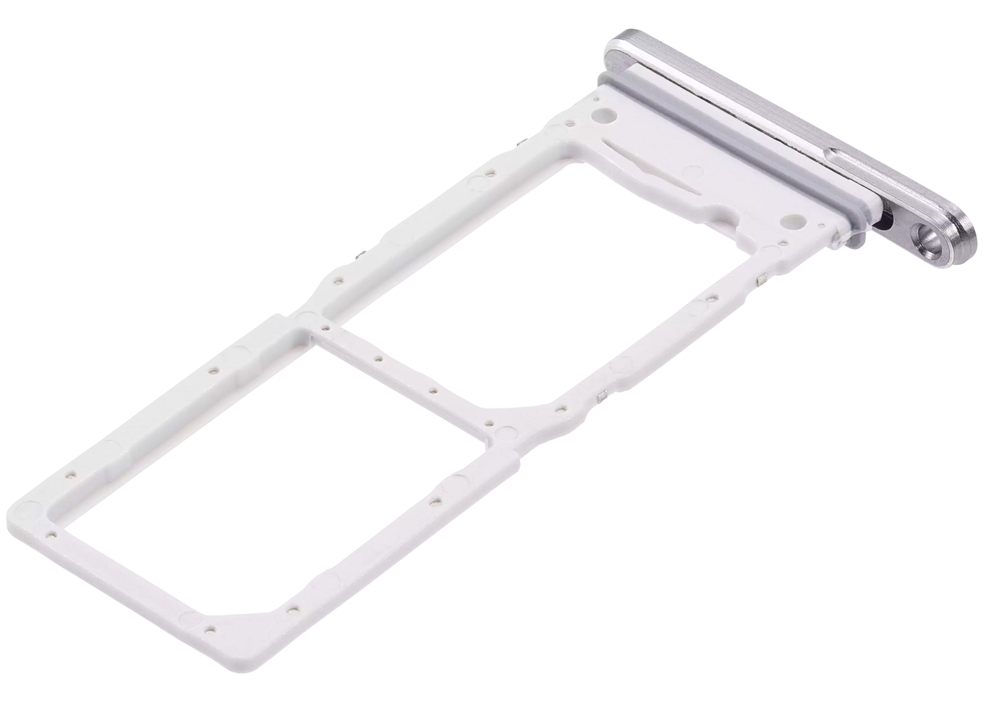 Detailed look at Dual Sim Card Tray For Samsung Galaxy Z Fold 6 (F956) (Premium) (Silver Shadow) for repair