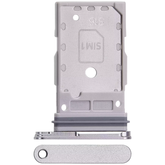 Dual Sim Card Tray For Samsung Galaxy S24 FE 5G (Premium) (Gray)