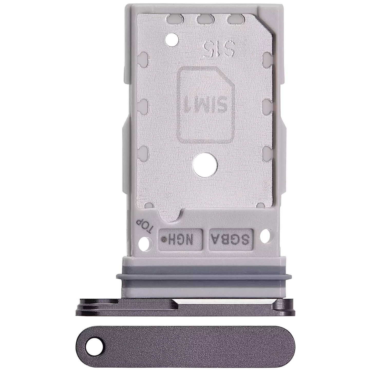 Dual Sim Card Tray For Samsung Galaxy S24 FE 5G (Premium) (Graphite)
