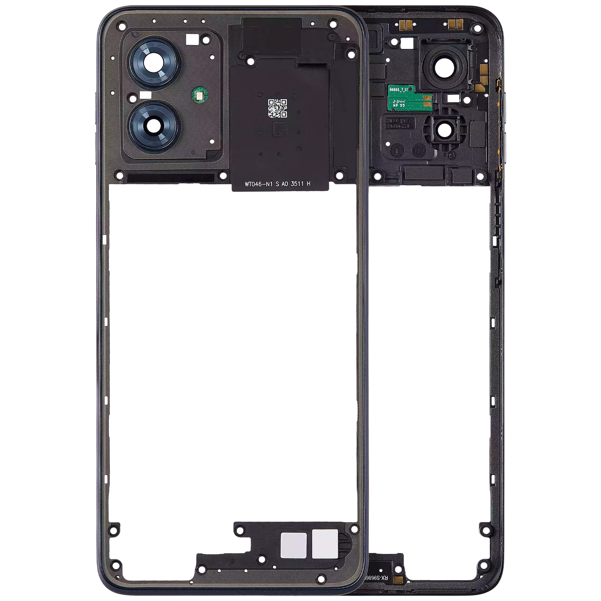 Mid-Frame Housing For Motorola Moto G54 (XT2343 / 2023) (Genuine OEM) (Midnight blue) replacement part SKU 107182092472 image 9