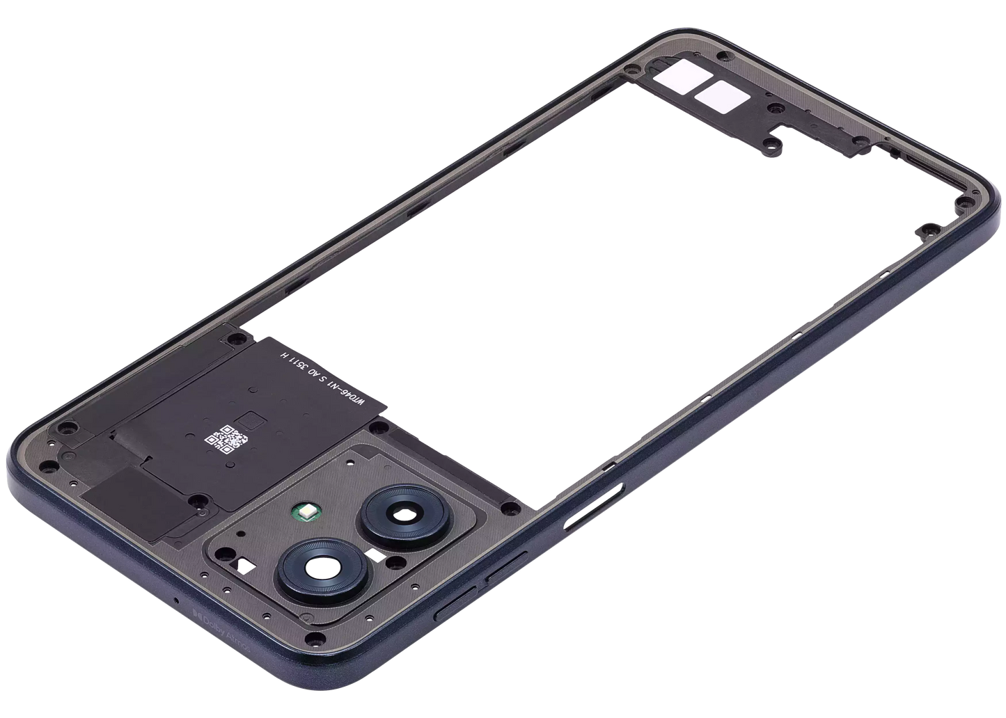 Mid-Frame Housing For Motorola Moto G54 (XT2343 / 2023) (Genuine OEM) (Midnight blue) replacement part SKU 107182092472 image 3