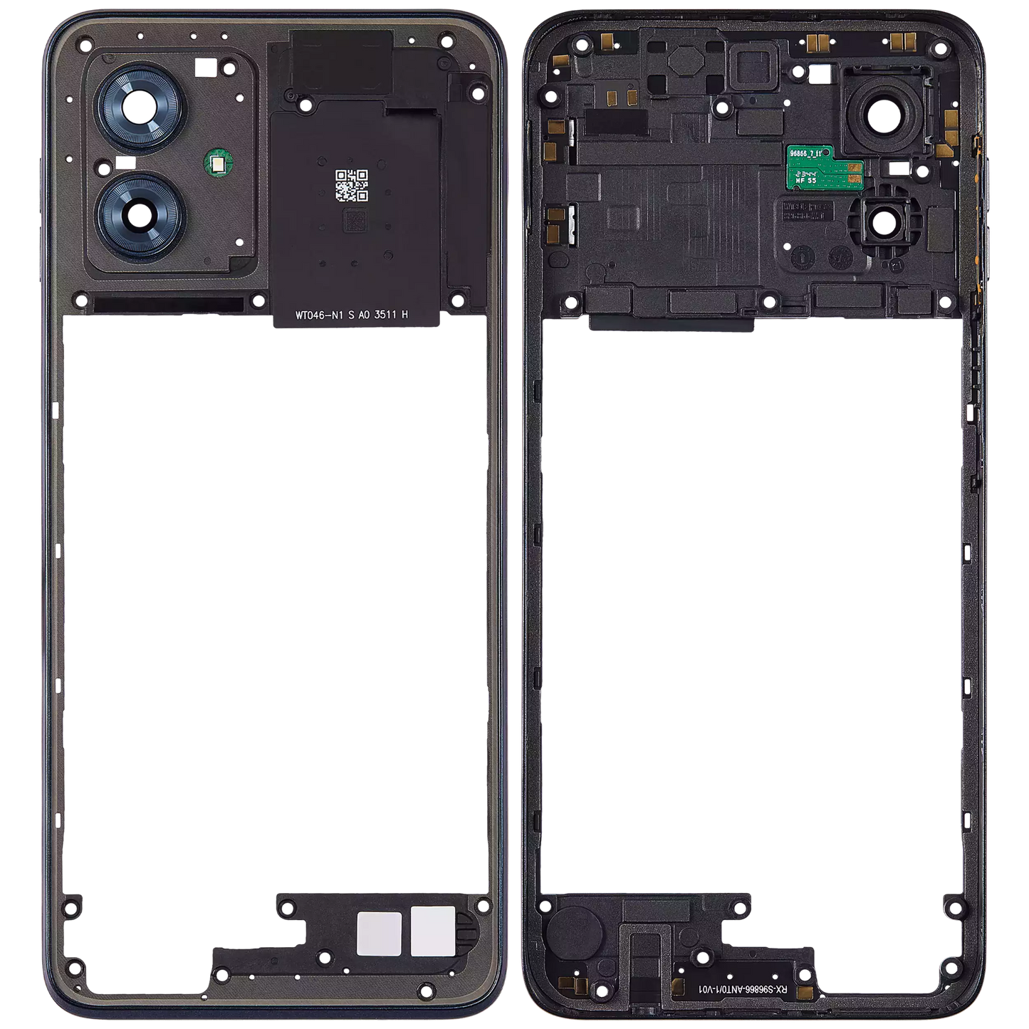 Mid-Frame Housing For Motorola Moto G54 (XT2343 / 2023) (Genuine OEM) (Midnight blue) replacement part SKU 107182092472 image 8