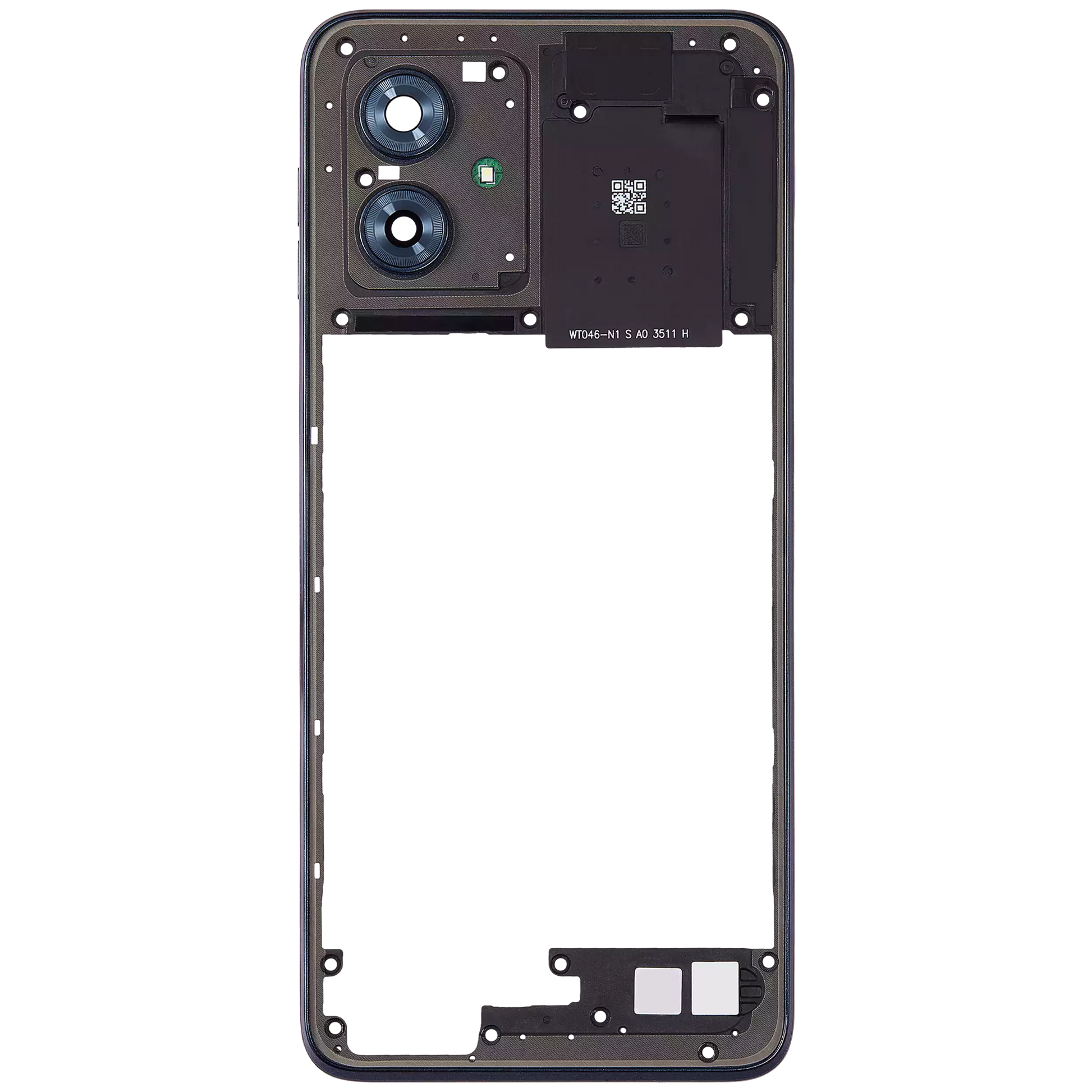 Mid-Frame Housing For Motorola Moto G54 (XT2343 / 2023) (Genuine OEM) (Midnight blue) replacement part SKU 107182092472 image 11