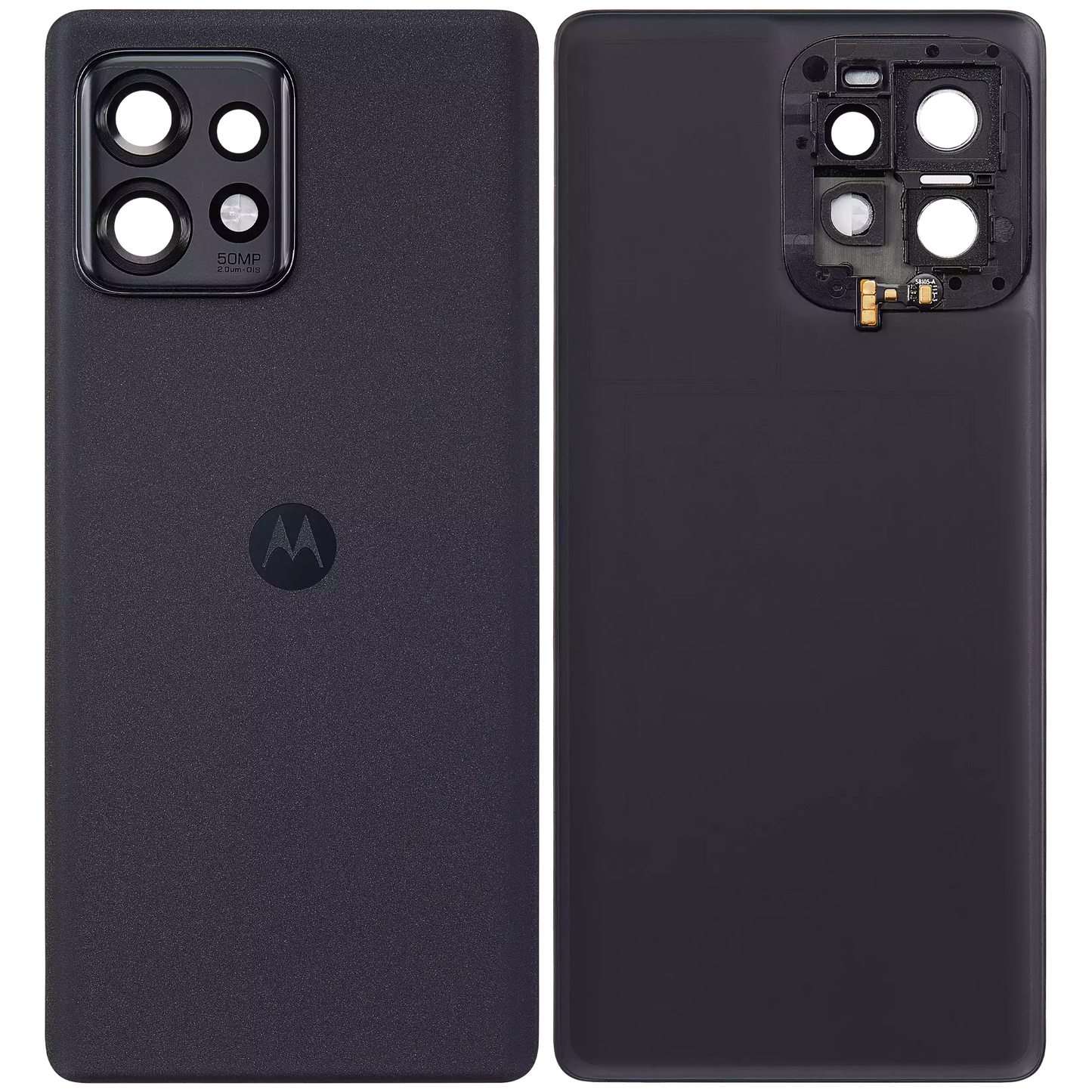 Back Cover Glass With Camera Lens For Motorola Edge Plus / Edge 40 Pro (XT2301 / 2023) (Genuine OEM) (Interstellar Black) | SKU 107082133541 | image 6