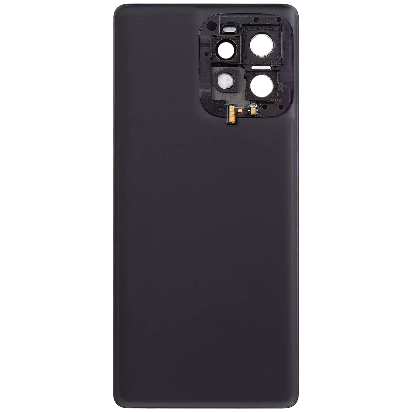Back Cover Glass With Camera Lens For Motorola Edge Plus / Edge 40 Pro (XT2301 / 2023) (Genuine OEM) (Interstellar Black) | SKU 107082133541 | image 3