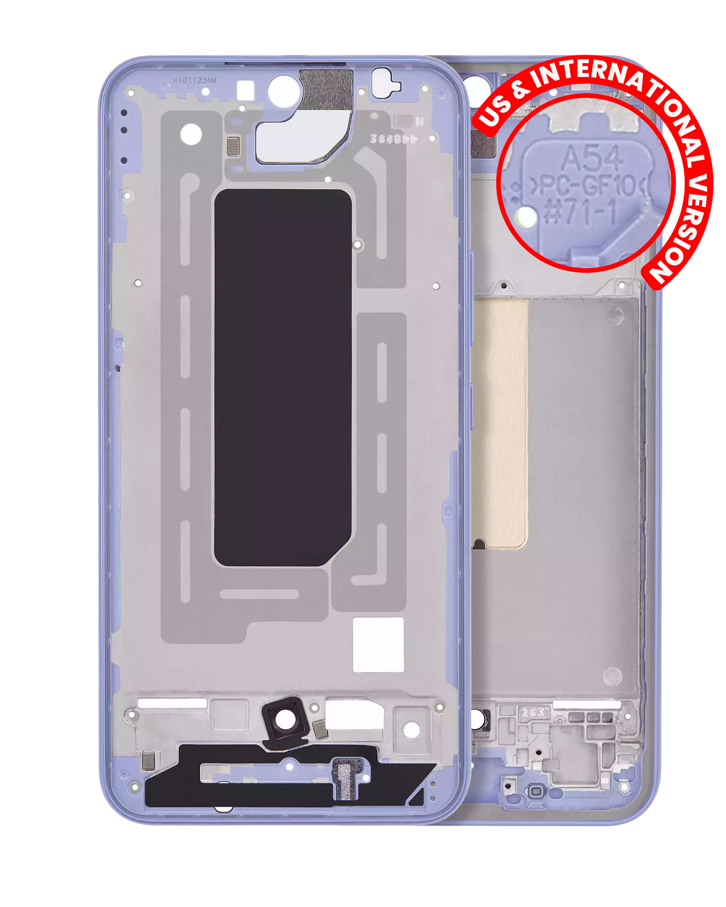 Mid-Frame Housing For Samsung Galaxy A54 5G replacement part - cell phone parts canada
