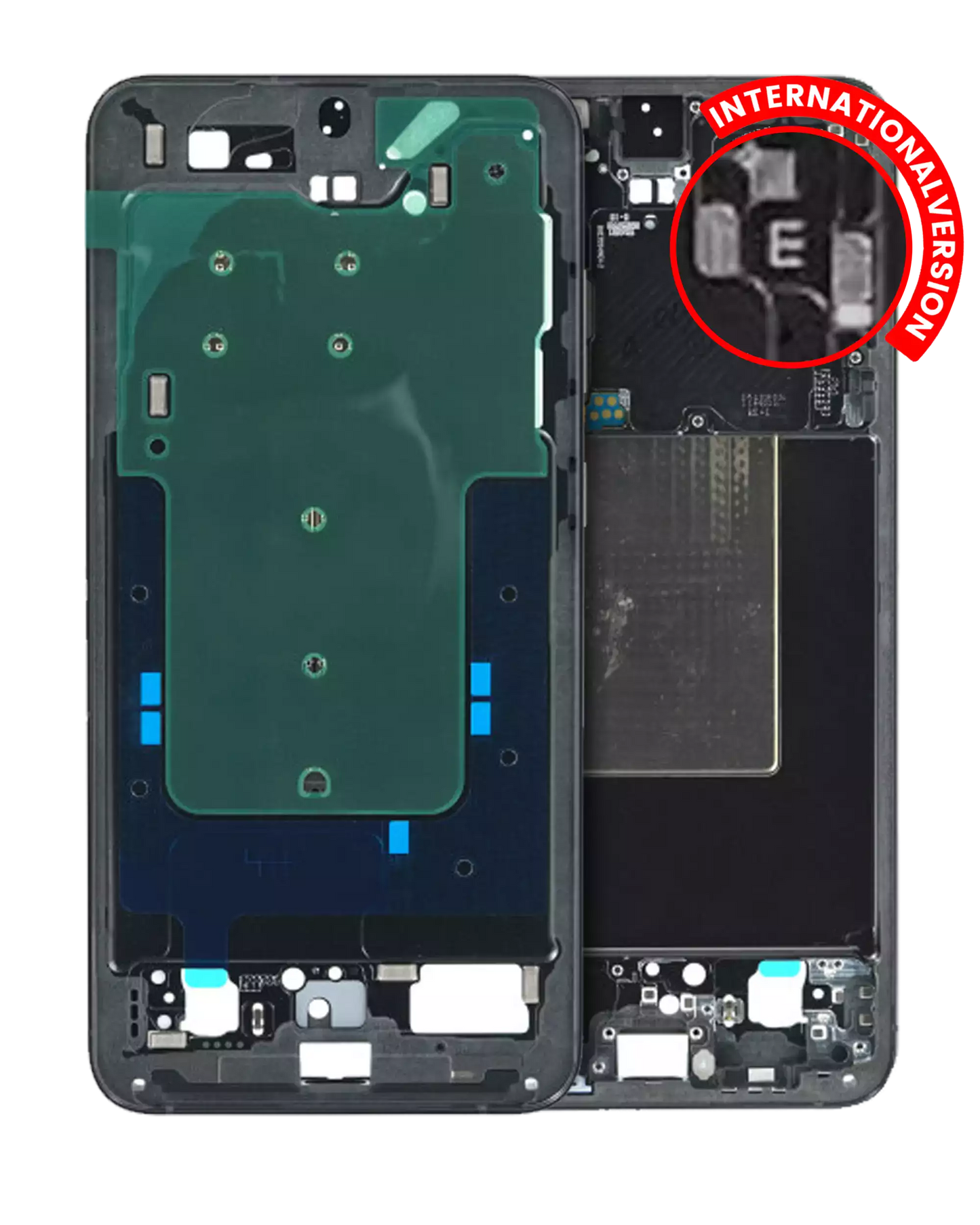 Mid-Frame Housing For Samsung Galaxy S24 Plus 5G (International version) (Service Pack) (Onyx Black)