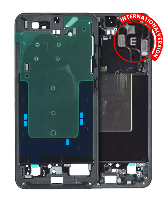 Mid-Frame Housing For Samsung Galaxy S24 Plus 5G (International version) (Service Pack) (Onyx Black)