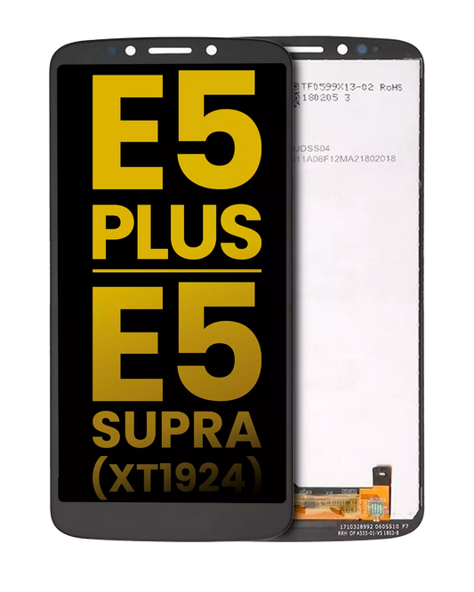 LCD Assembly Without Frame for Moto E5 Supra (XT1924-6 / 2018) - Motorola screen replacement part, SKU 107081017001, product image 1