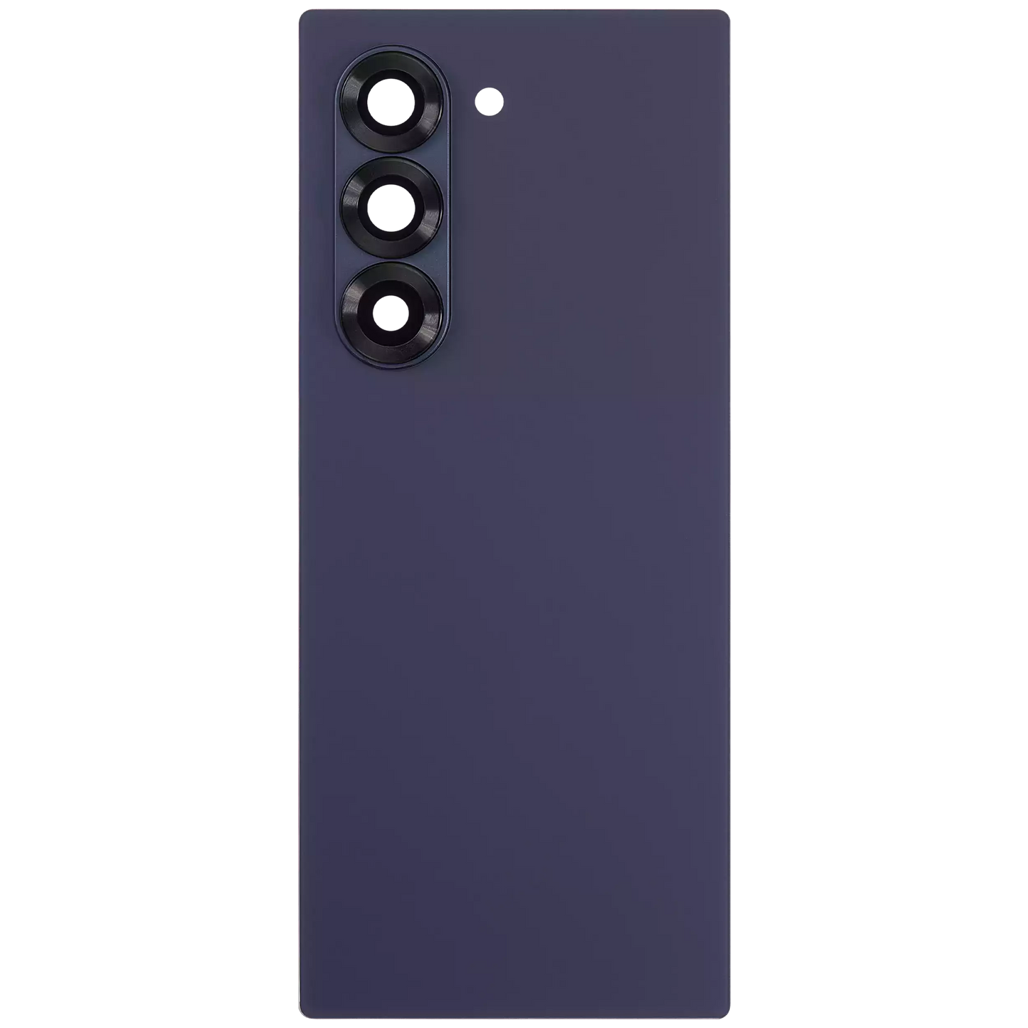 Detailed look at Back Cover Glass With Camera Lens For Samsung Galaxy Z Fold 6 5G (Aftermarket Plus) (Navy) for repair