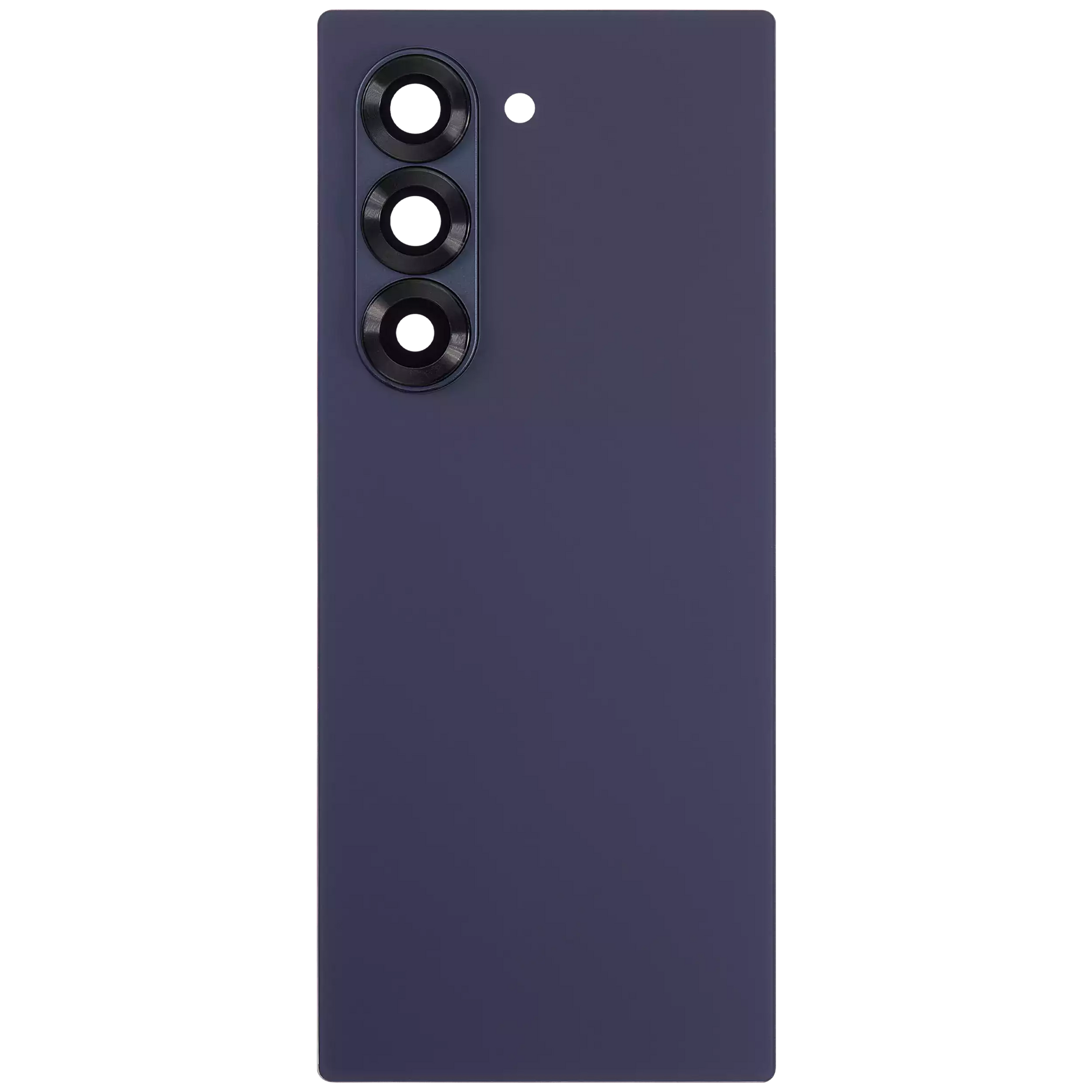 Detailed look at Back Cover Glass With Camera Lens For Samsung Galaxy Z Fold 6 5G (Aftermarket Plus) (Navy) for repair