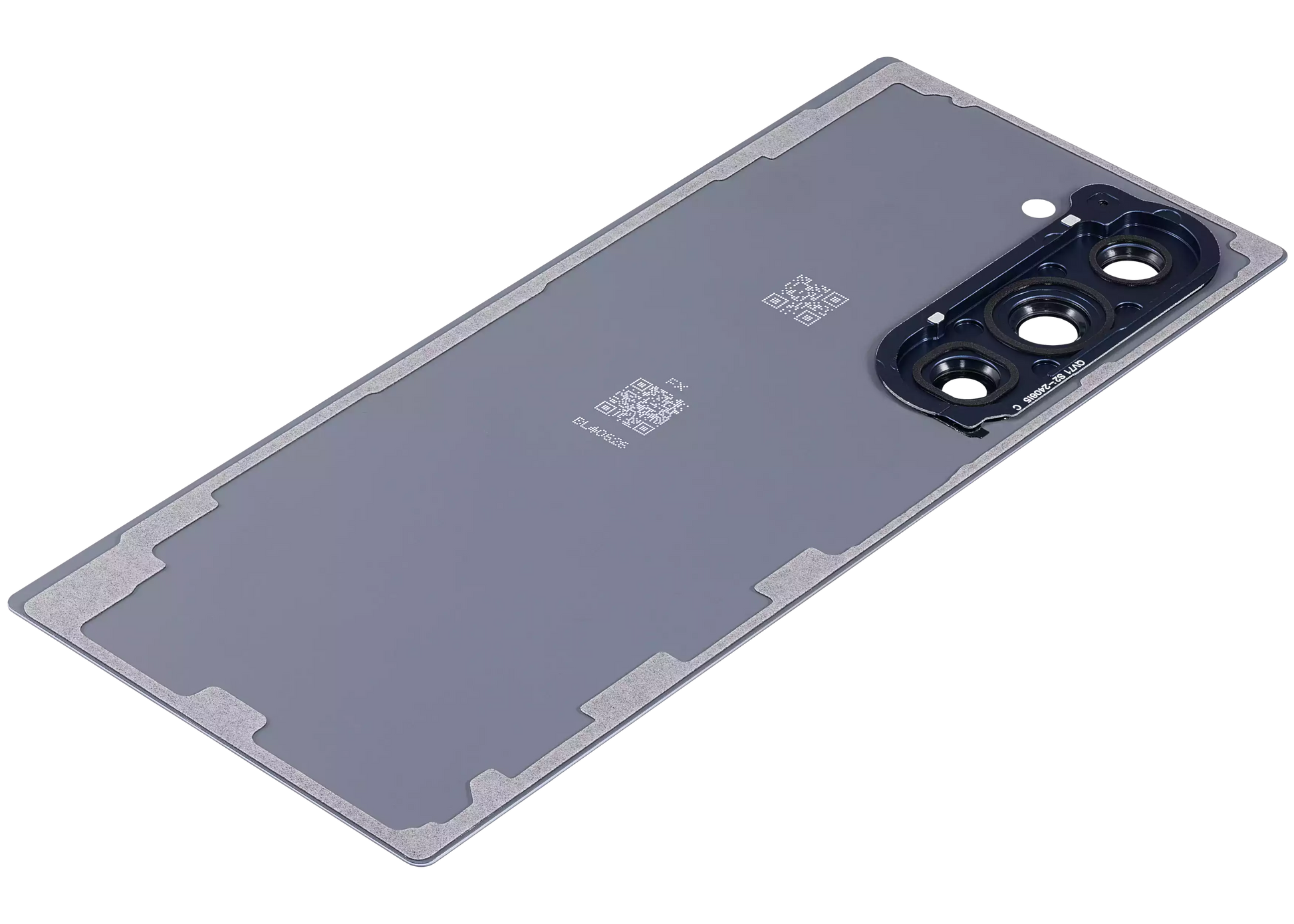 Detailed look at Back Cover Glass With Camera Lens For Samsung Galaxy Z Fold 6 5G (Aftermarket Plus) (Navy) for repair