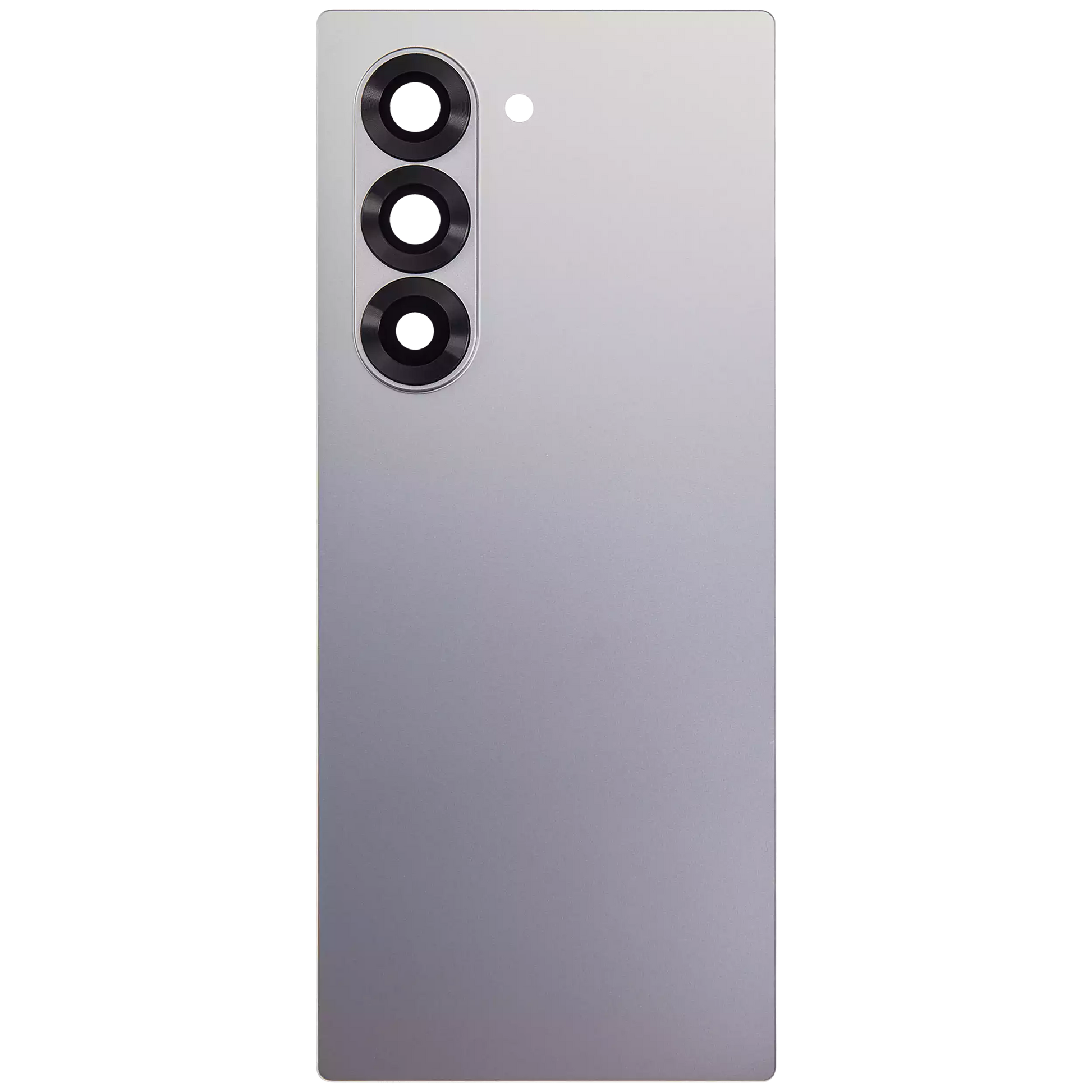 High resolution image of Back Cover Glass With Camera Lens For Samsung Galaxy Z Fold 6 5G (Aftermarket Plus) (Silver Shadow)