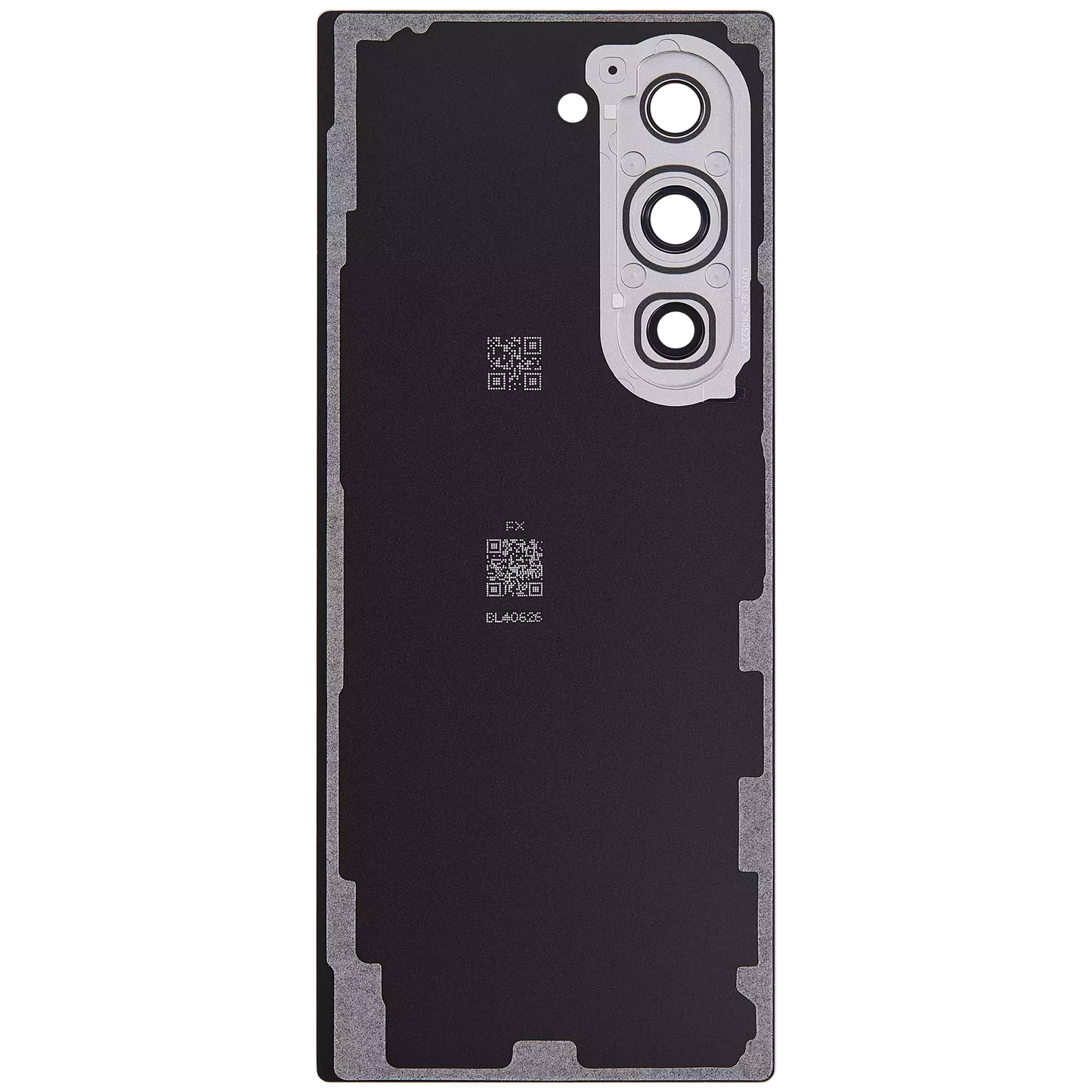 OEM quality Back Cover Glass With Camera Lens For Samsung Galaxy Z Fold 6 5G (Aftermarket Plus) (Silver Shadow) component