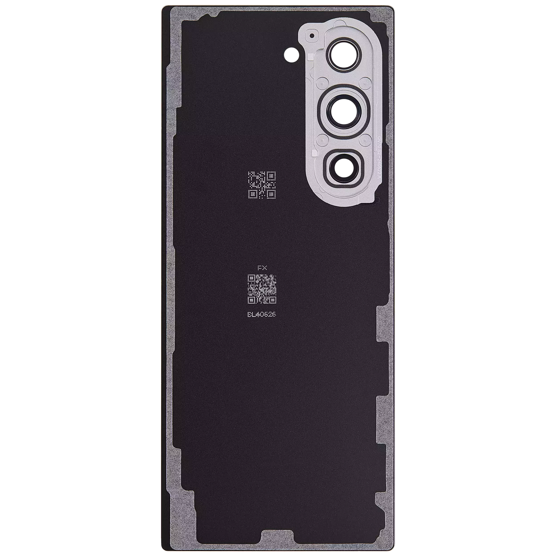 OEM quality Back Cover Glass With Camera Lens For Samsung Galaxy Z Fold 6 5G (Aftermarket Plus) (Silver Shadow) component