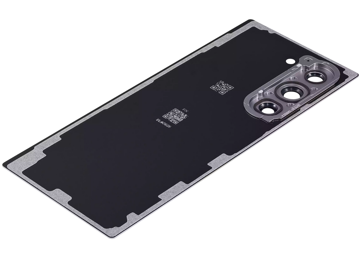 Samsung replacement part: Back Cover Glass With Camera Lens For Samsung Galaxy Z Fold 6 5G (Aftermarket Plus) (Silver Shadow)
