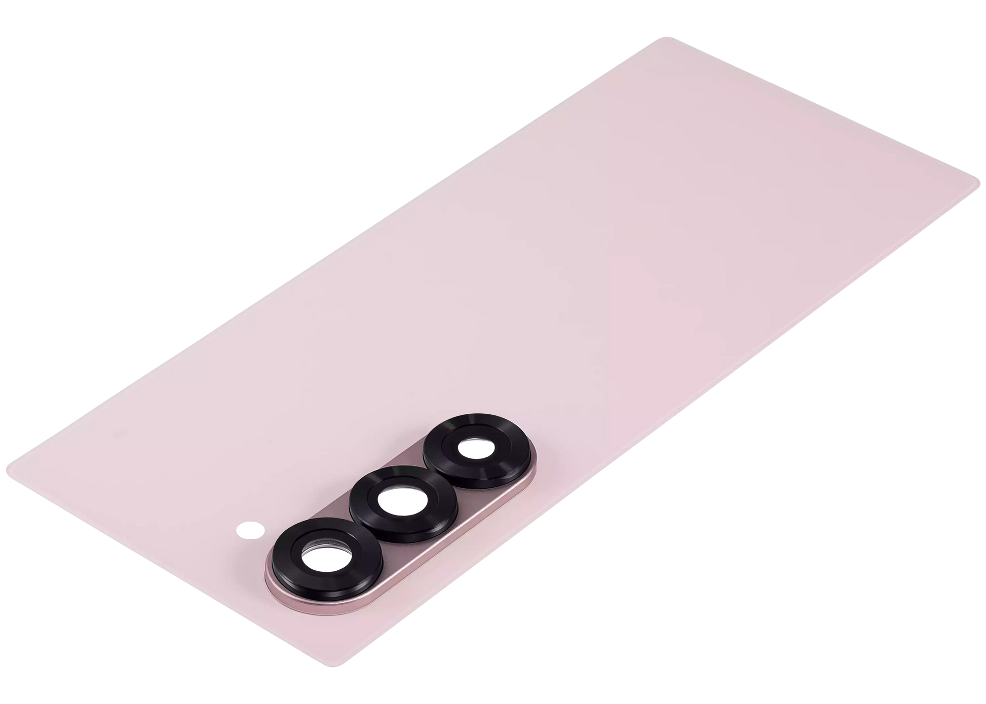 Detailed look at Back Cover Glass With Camera Lens For Samsung Galaxy Z Fold 6 5G (Aftermarket Plus) (Pink) for repair