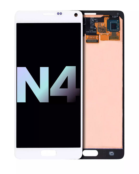 OLED Assembly Without Frame For Samsung Galaxy Note 4 (Service Pack) (White)