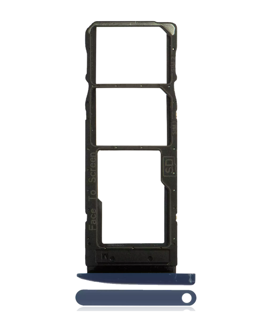 Dual Sim Card Tray For Motorola Moto G7 (XT1962 / 2019) / G7 Plus (XT1965-2 / 2019) (Deep Indigo / Blue) | compatible mobile phone replacement part | SKU 107082061863 | product image 1