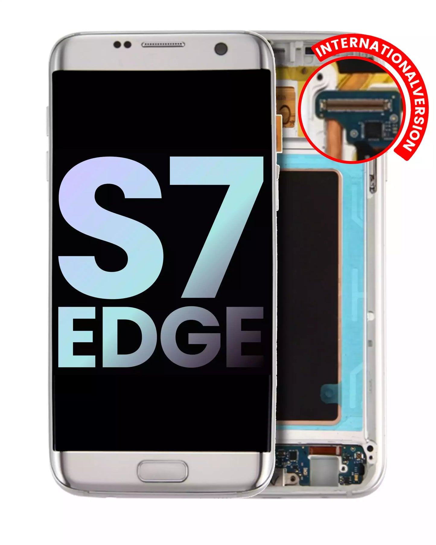 OLED Assembly With Frame For Samsung Galaxy S7 Edge G935F (International Version) (Service Pack) (White)