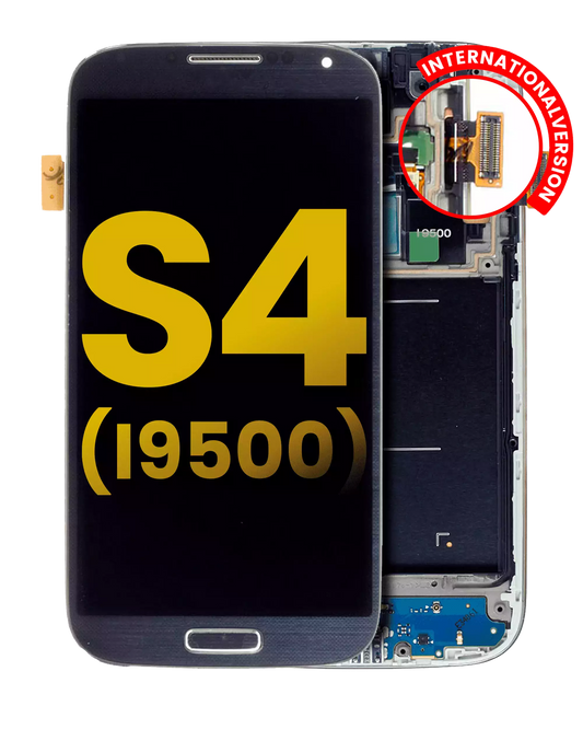 OLED Assembly With Frame For Samsung Galaxy S4 (i9500) (International Version) (Refurbished) (Black)