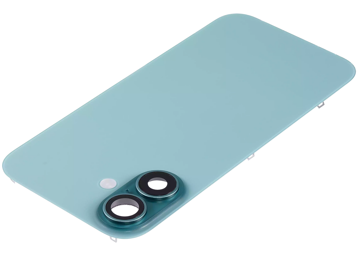 Back Glass w/ MagSafe Magnet & NFC & Flashlight Flex For iPhone 16 (Used OEM Pull: Grade A) (Teal)