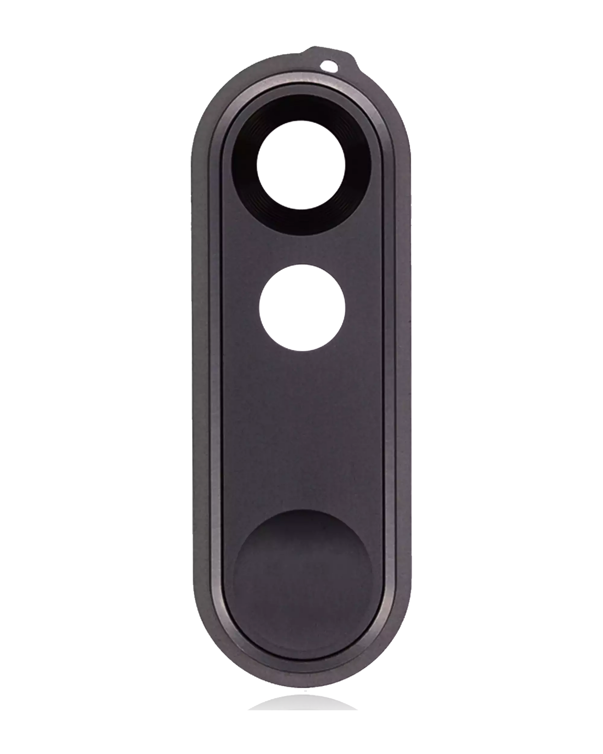 Back Camera Lens Cover for Motorola Droid Turbo 2 (XT1585 / 2015) Black - replacement component front view, SKU 107082030540, image 1