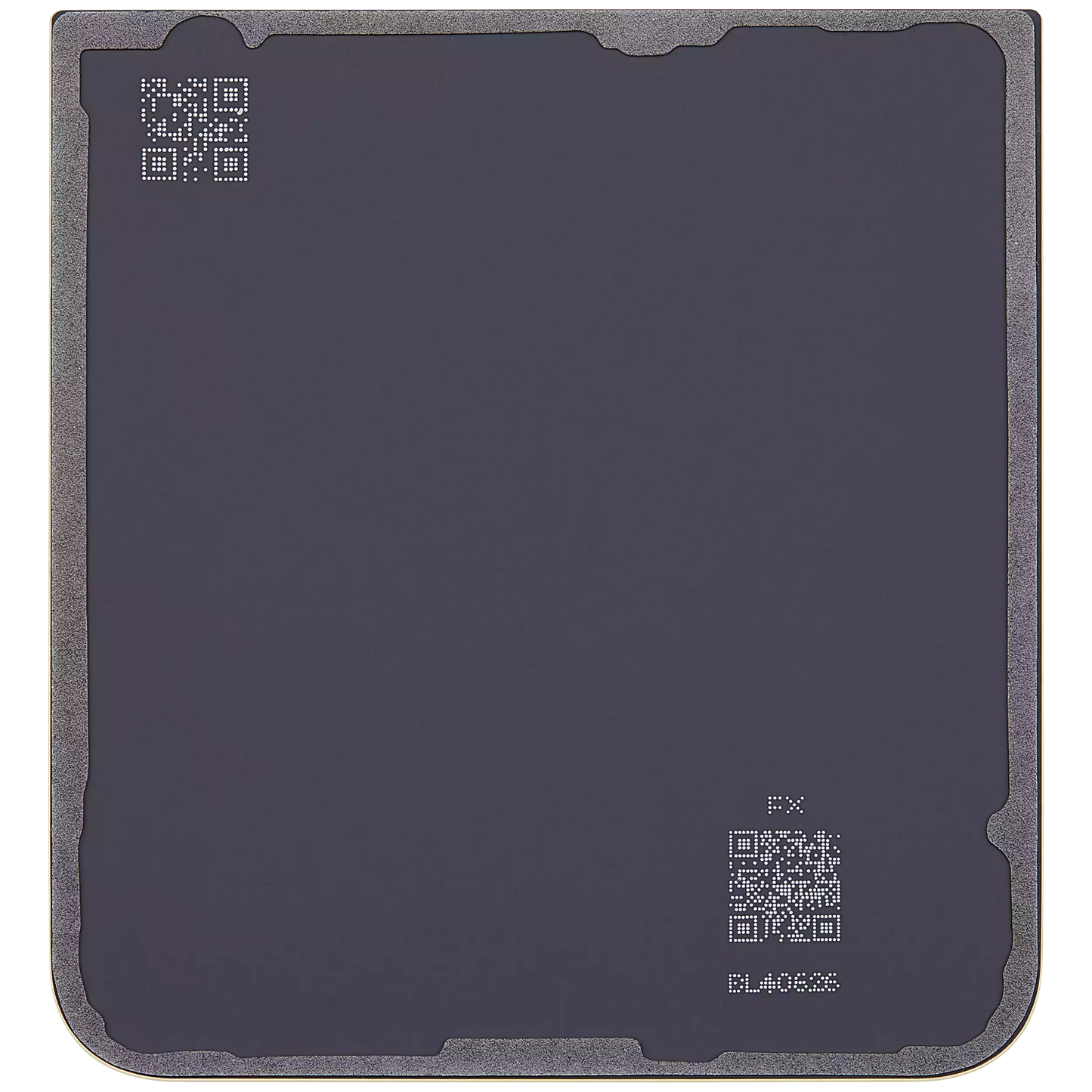 Back Cover Glass For Samsung Galaxy Z Flip 6 5G (Aftermarket Plus) (Yellow)