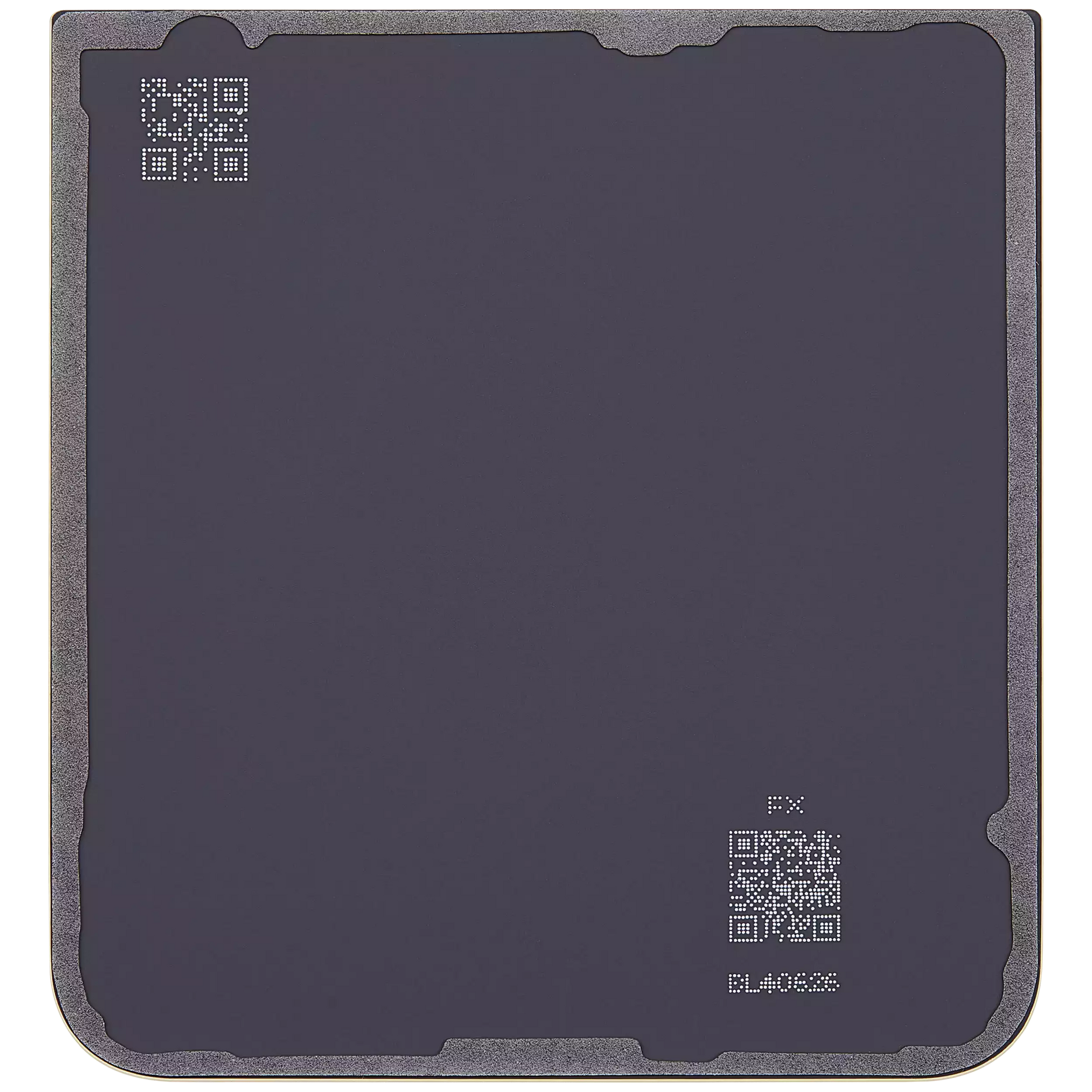 Back Cover Glass For Samsung Galaxy Z Flip 6 5G (Aftermarket Plus) (Yellow)