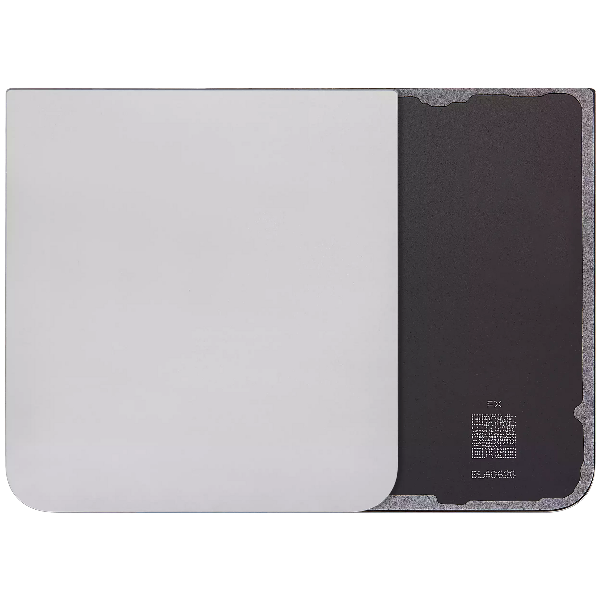 Back Cover Glass For Samsung Galaxy Z Flip 6 5G (Aftermarket Plus) (Silver Shadow)