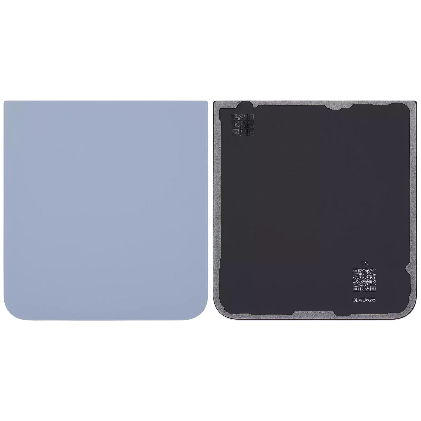 Back Cover Glass For Samsung Galaxy Z Flip 6 5G (Aftermarket Plus) (Blue)