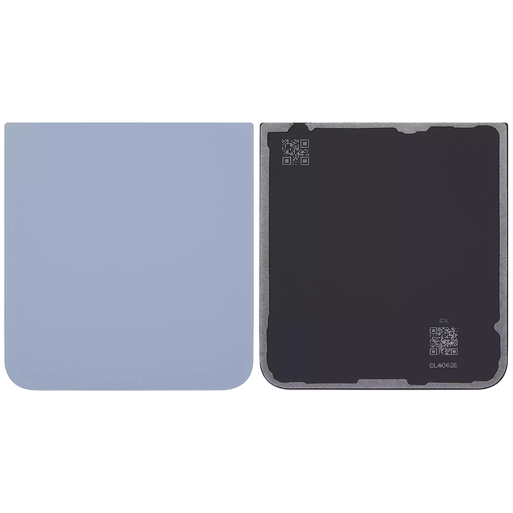 Back Cover Glass For Samsung Galaxy Z Flip 6 5G (Aftermarket Plus) (Blue)